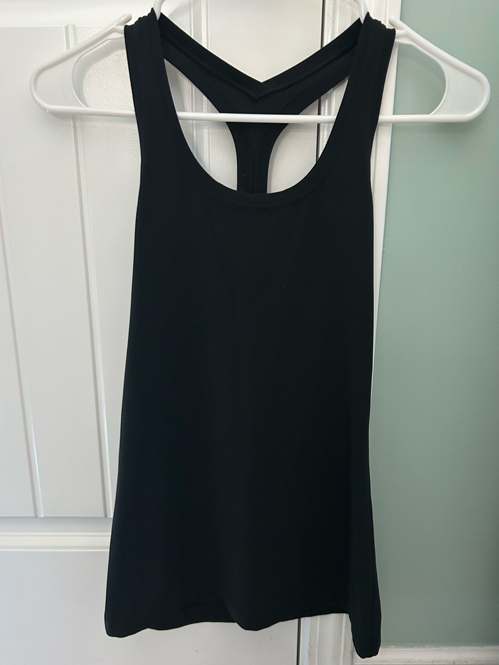 Lululemon Black Athletic Performance Running Tank Top